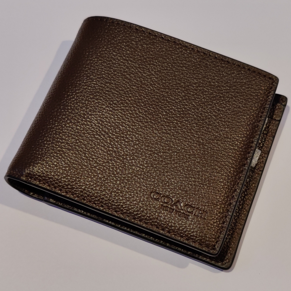 Coach Brown Leather Wallet, NWOT - Picture 6 of 6